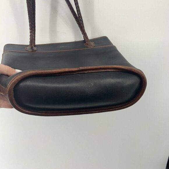 Brighton Black & Brown Croc Embossed Shoulder Bag - Picture 6 of 9